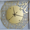 Black hollowed-out Arabic calligraphy wall clock Application Scenario